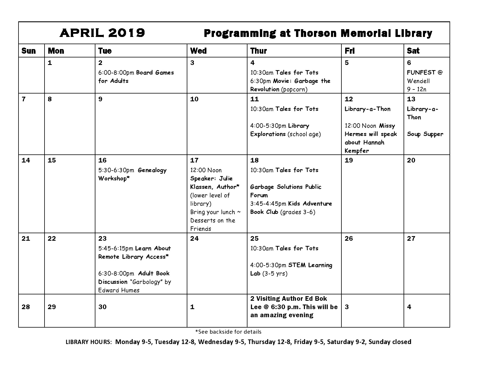 Thorson Memorial Library Elbow Lake, MN